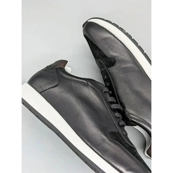 To Boot New York Aegis Men's Trainers Black Leather Sneakers Sz 11.5 M MSRP $395 - Picture 6 of 9